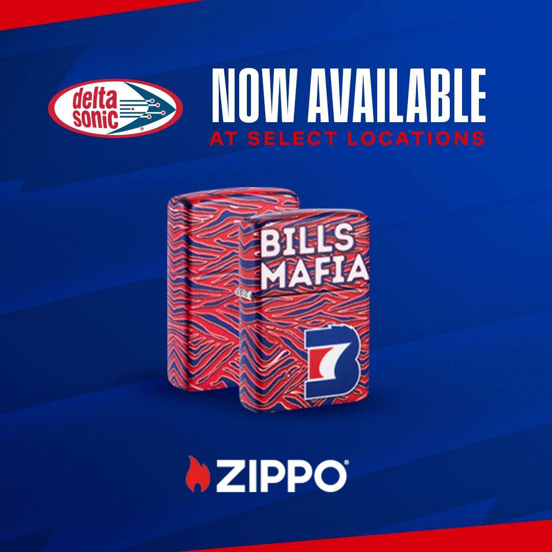 Now available at select Delta Sonic locations. Bills Zippo lighter